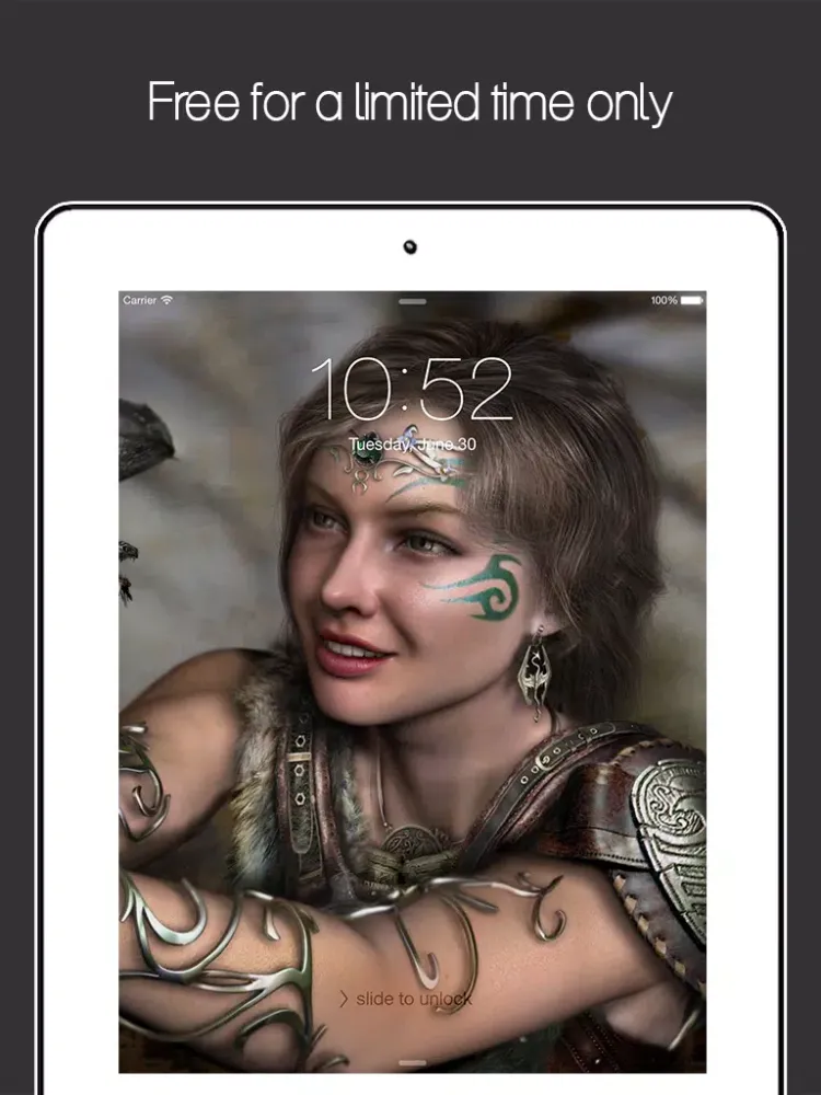 Zrzuty ekranu Wallpapers for Skyrim HD Free iPad 