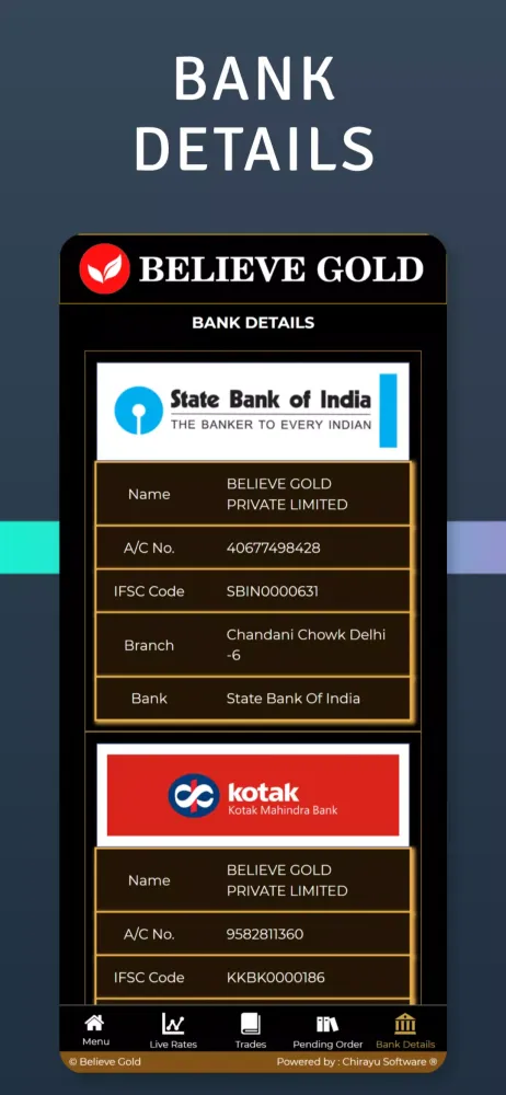 Believe Gold स्क्रीनशॉट