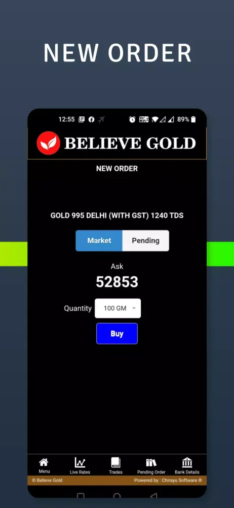 Believe Gold स्क्रीनशॉट