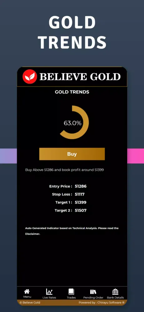 Believe Gold स्क्रीनशॉट