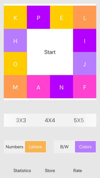 Schulte - Attention training Screenshots