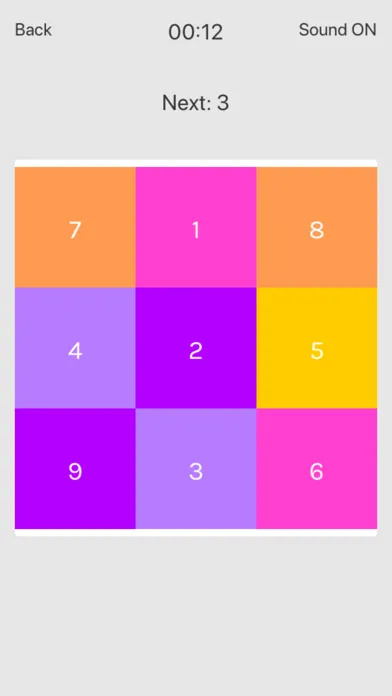 Schulte - Attention training Screenshots