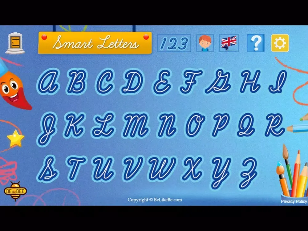 تصاویر Learning the alphabet - FULL iPad 