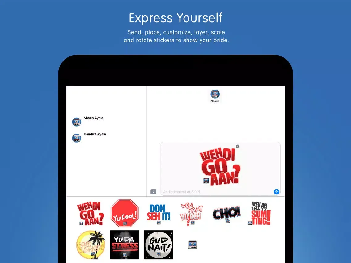 Скриншоты Belizean Pride Stickers iPad 