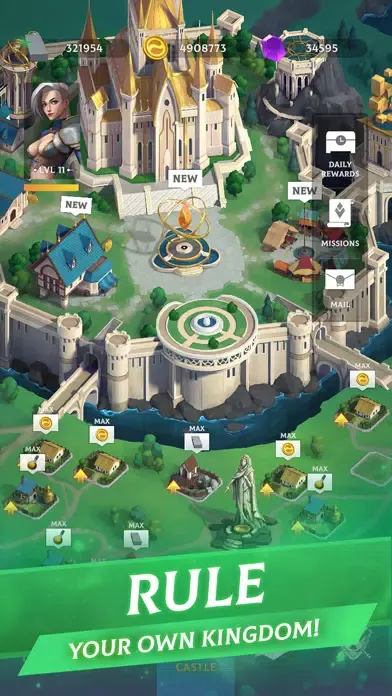 Capturas de tela do Puzzle Legends: Match-3 RPG