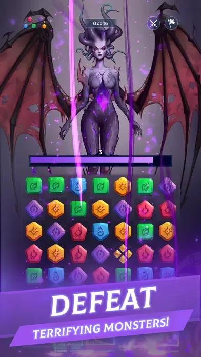 Capturas de tela do Puzzle Legends: Match-3 RPG