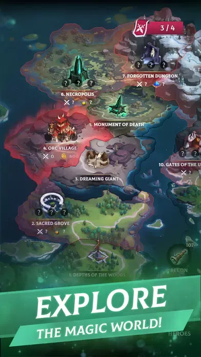 Capturas de tela do Puzzle Legends: Match-3 RPG
