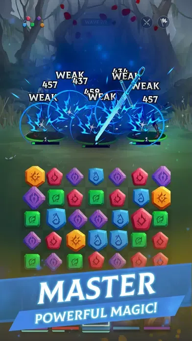 Capturas de tela do Puzzle Legends: Match-3 RPG