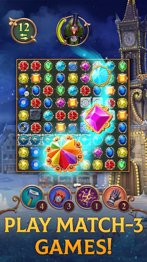 Clockmaker: Jewel Match 3 Game স্ক্রিনশট