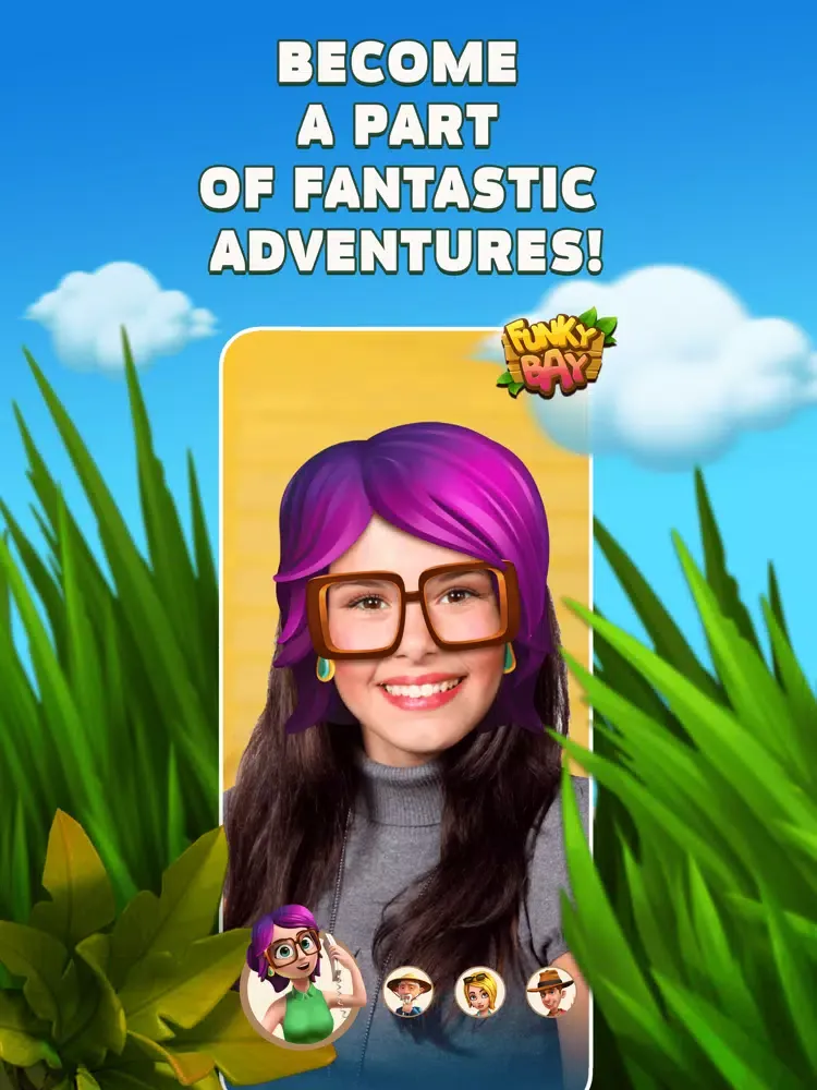 Скриншоты Funky Faces – Farm & Adventure iPad 