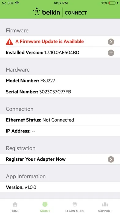 Belkin|Connect Screenshots