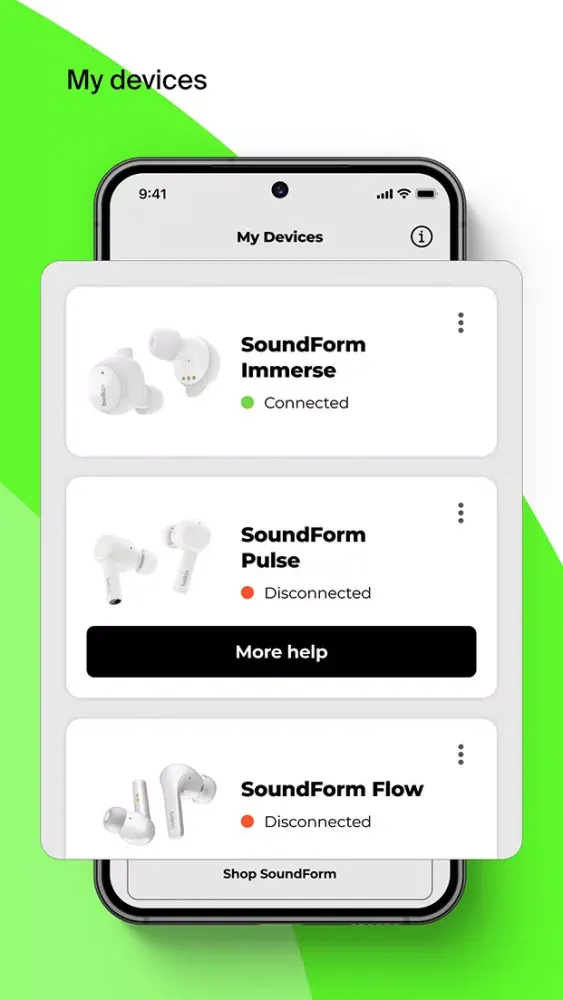 SoundForm Ekran Görüntüleri