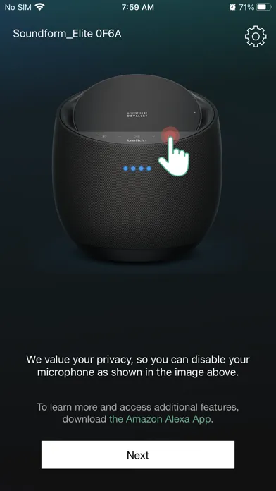 Belkin Soundform 스크린샷
