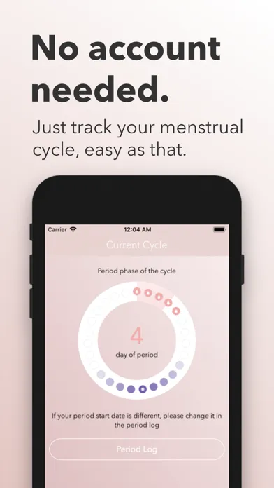 Captures d'écran de Period. & Ovulation Diary