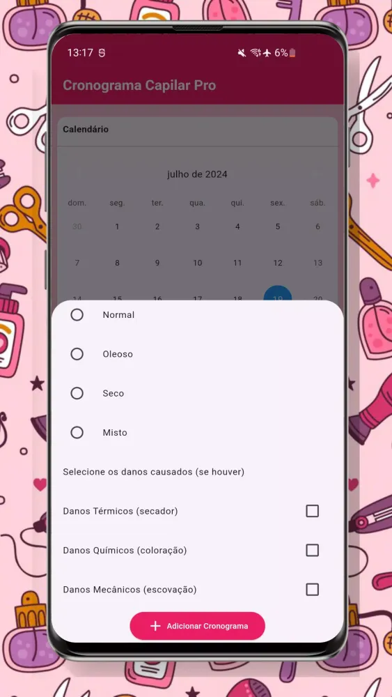 Tangkapan layar Capillary Pro Schedule
