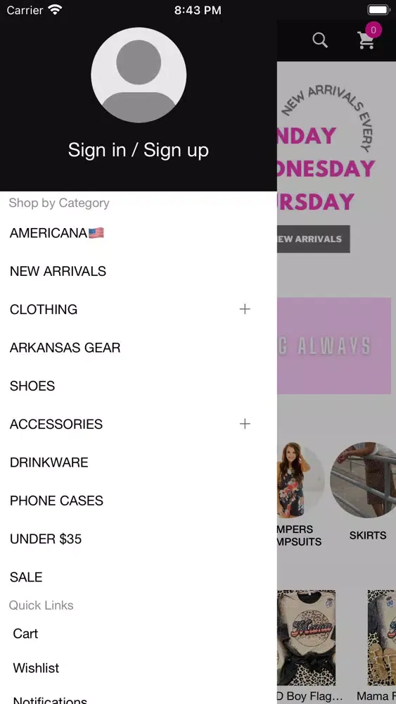 Tangkapan layar Bella GiGi Boutique