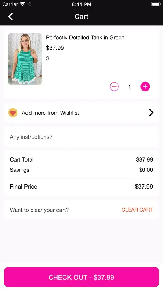 Tangkapan layar Bella GiGi Boutique