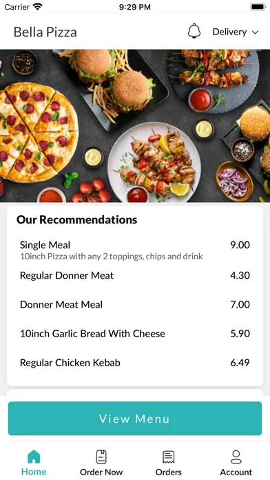 Скриншоты Bella Pizza.