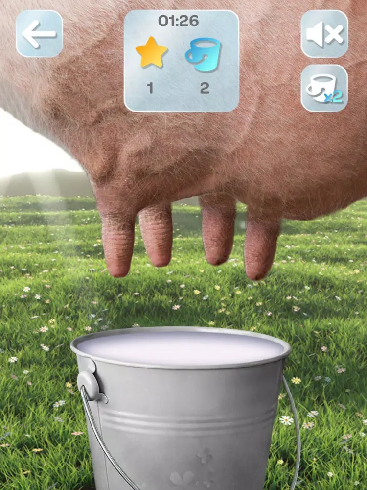 Captures d'écran de Milking Cow Simulator iPad 