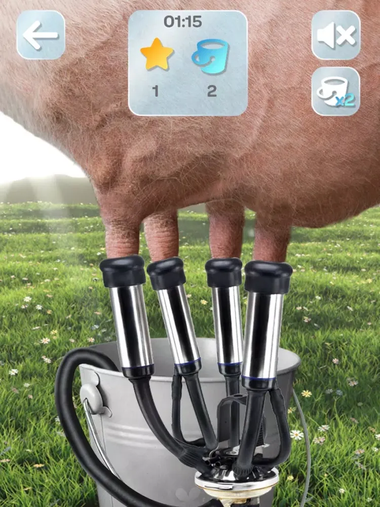 Captures d'écran de Milking Cow Simulator iPad 