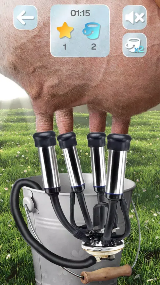 Captures d'écran de Milking Cow Simulator
