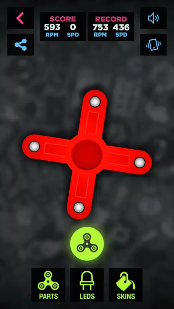 ภาพหน้าจอของ Spinner Builder Simulator