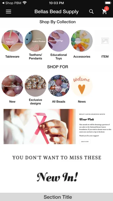 Capturas de pantalla de Bella's Bead Supply