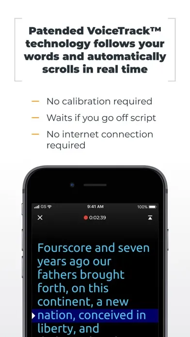 Capturas de pantalla de PromptSmart Pro - Teleprompter