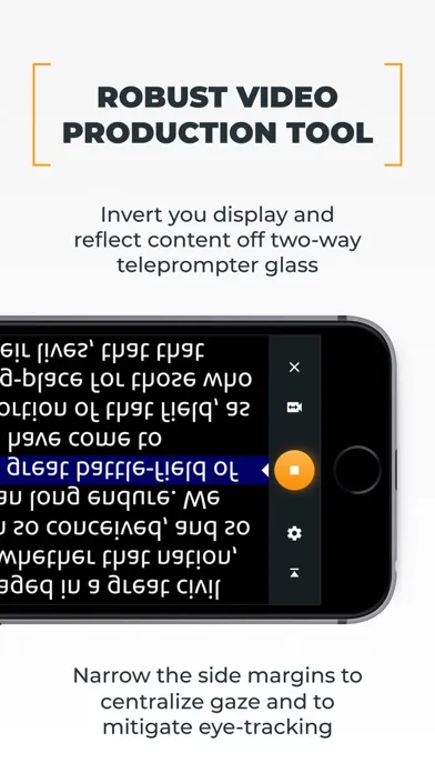 Capturas de pantalla de PromptSmart Pro - Teleprompter