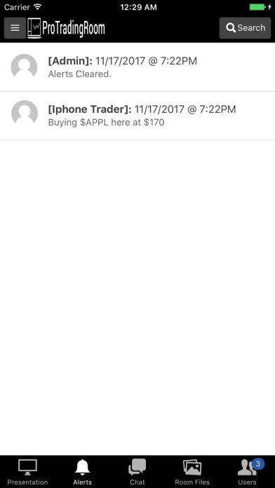 Screenshot di Pro Trading Room