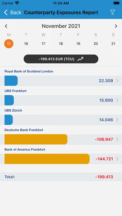 Coupa Treasury Screenshots