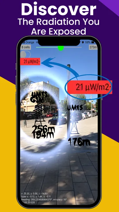 Cell Tower EMF Locator LTE Map Screenshots