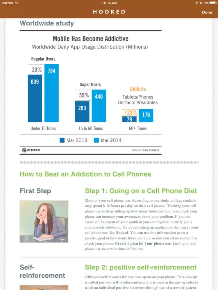 Hooked Pro - Track Phone Habit and Know Your Usage iPad 应用截图