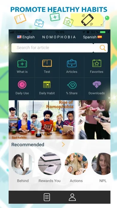 Smartphone Addiction and Usage স্ক্রিনশট