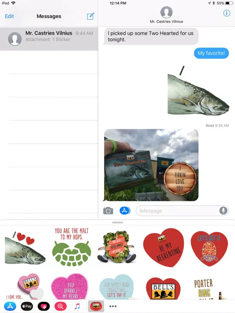 Bell's Beerentines iPad  স্ক্রিনশট