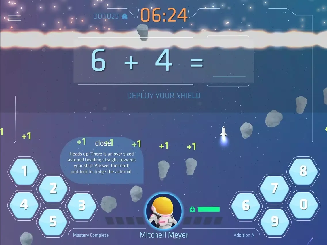 BlueStreak Math iPad  Screenshots