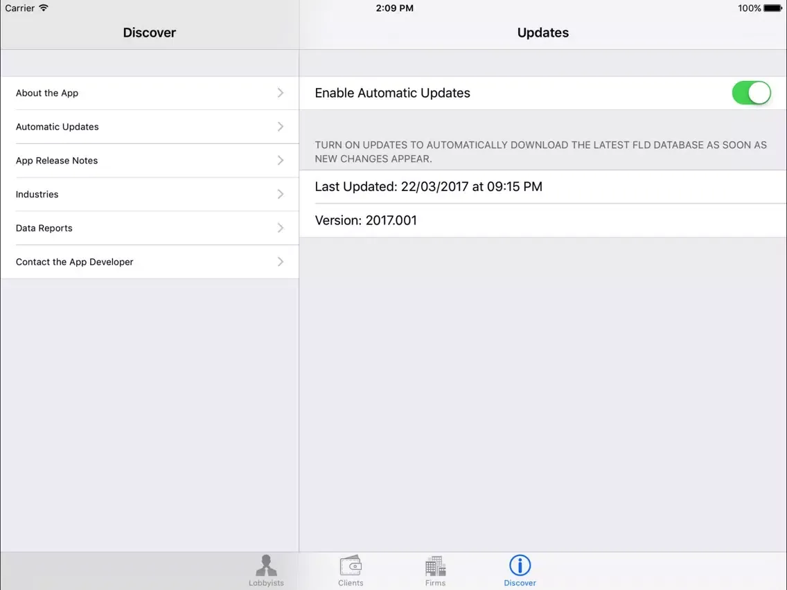 Screenshot di Rhode Island Lobbyist Directory iPad 