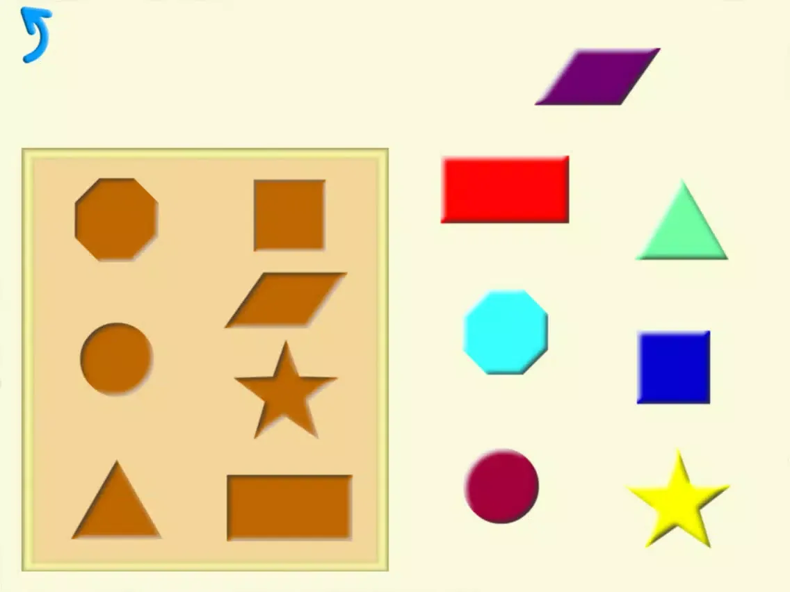 Kids Preschool Puzzles, learn shapes and numbers iPad  스크린샷
