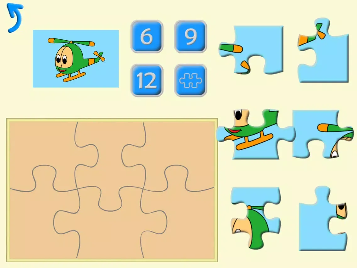 Kids Preschool Puzzles, learn shapes and numbers iPad  스크린샷