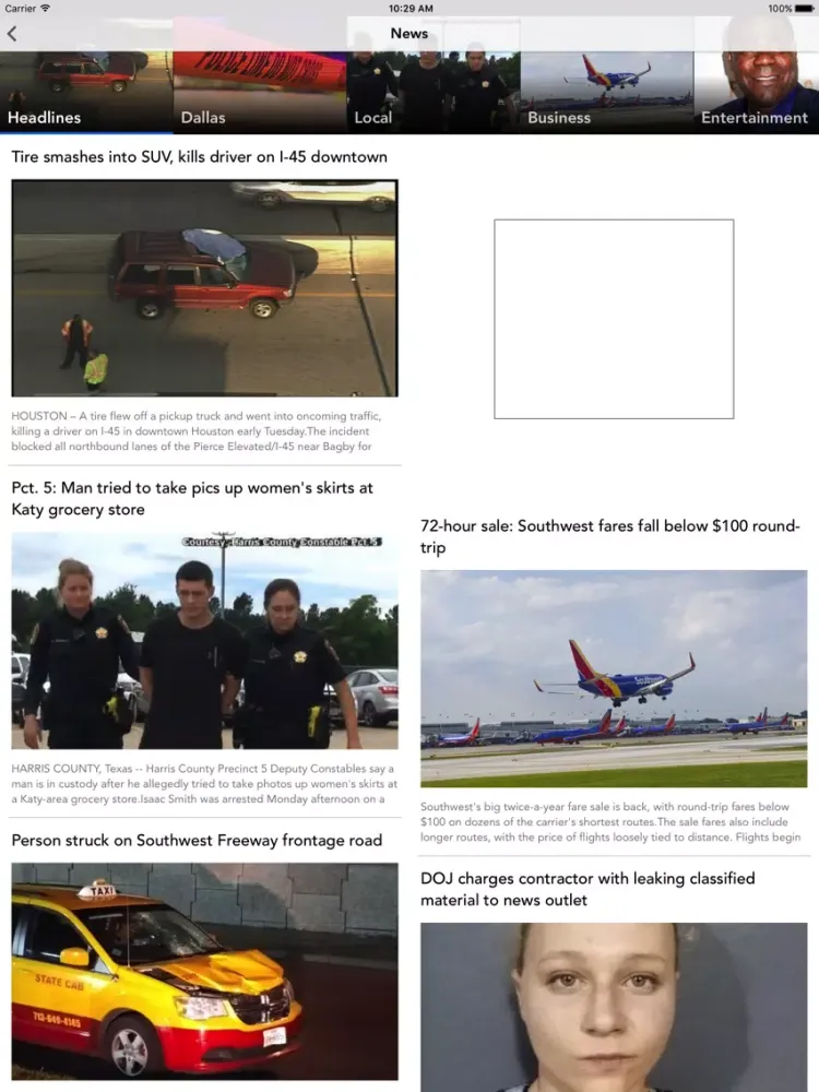 Houston News and Weather iPad  Screenshots