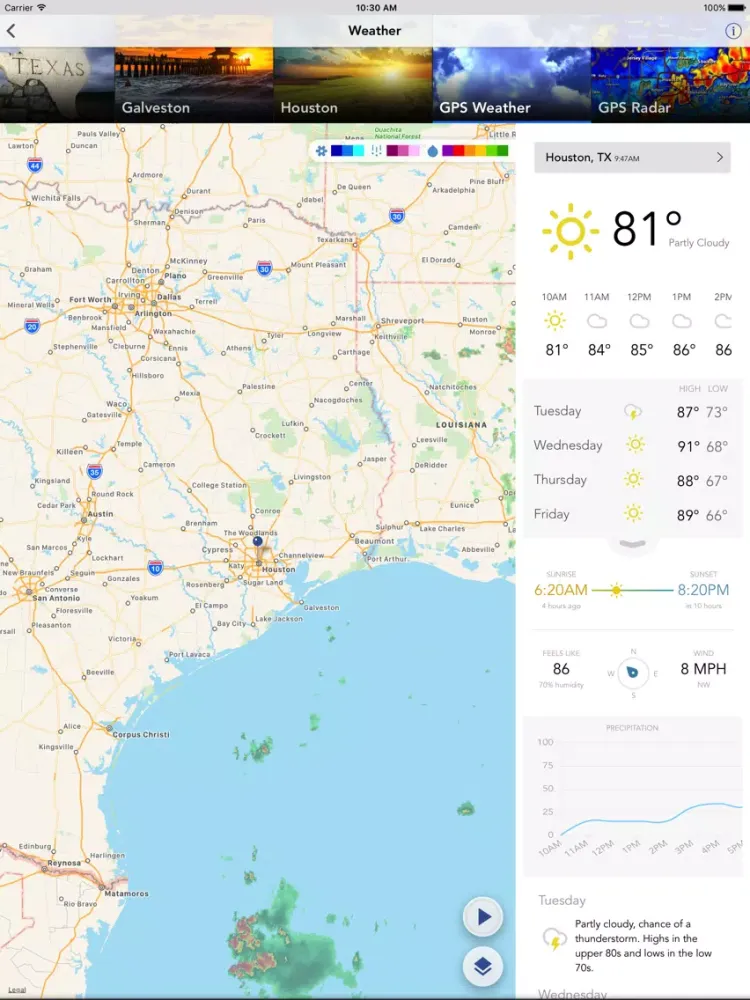 Houston News and Weather iPad  Screenshots