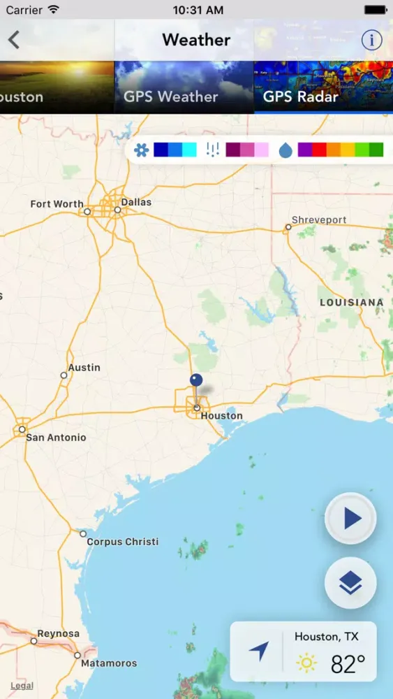 Houston News and Weather Screenshots