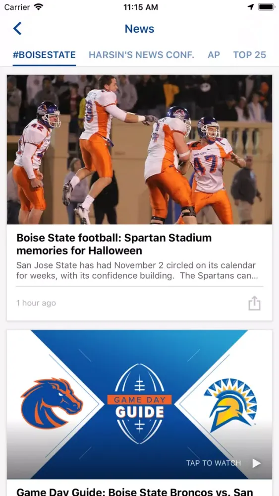 Zrzuty ekranu Boise State Bronco Roundup