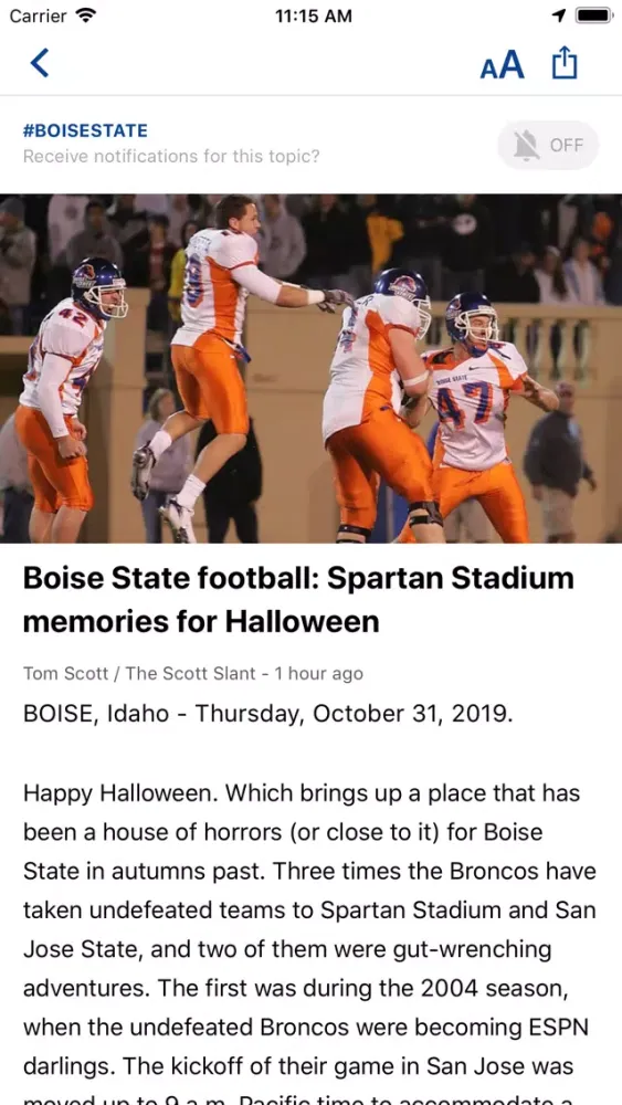 Zrzuty ekranu Boise State Bronco Roundup