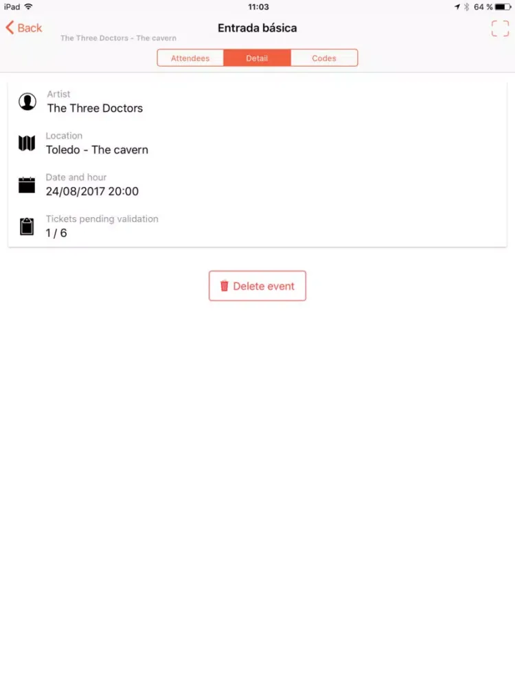 ภาพหน้าจอของ Beloud Ticket Validator iPad 