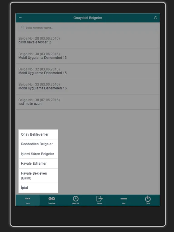 Belsis EBYS iPad 应用截图
