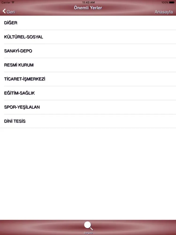 Menteşe Belediyesi Kent Rehber Haritası iPad  Ekran Görüntüleri