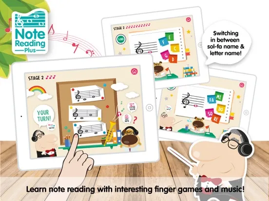 Ảnh chụp màn hình của LM – Note Reading Plus iPad 
