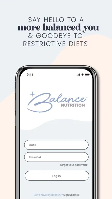 Ảnh chụp màn hình của Balance x Belu Nutrition Coach