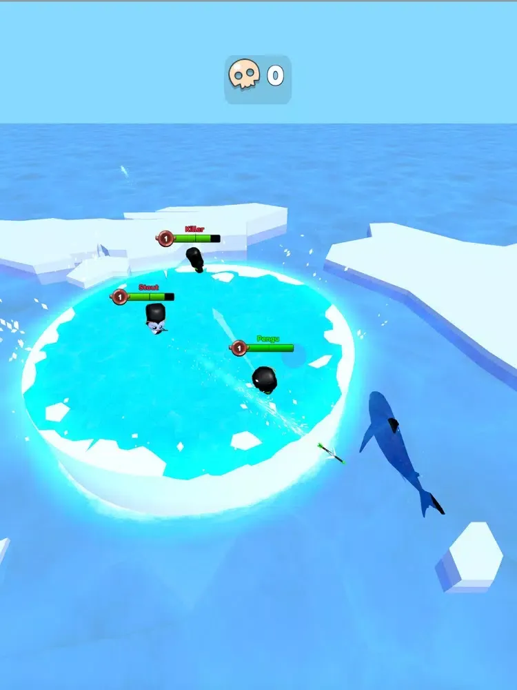 ภาพหน้าจอของ Icy Shoot Arena iPad 